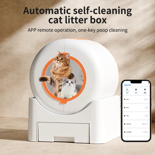 KTX-940307 Self-Cleaning Smart Cat Litter Box with Easy Clean Feature and Odor Control