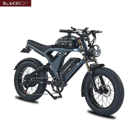 KTX-940563 Powerful 1500W Electric Bicycle with 7-Speed Gears and 20-Inch Fat Tires, Max Speed 50 km/h