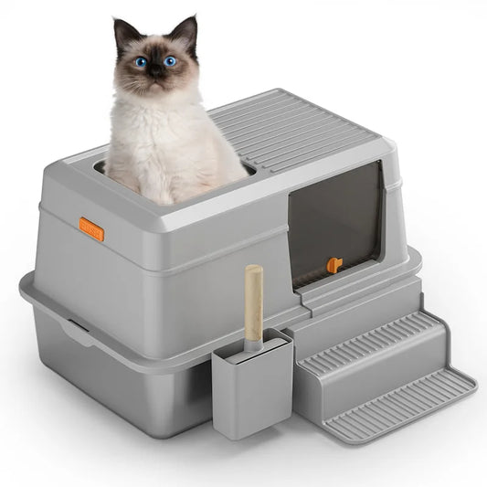 KTX-941459 Intelligent Smart Self-Cleaning Litter Box for Cats with Large Capacity and Durable Design