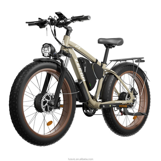 KTX-941715 48V 2000W Electric Mountain Bike with 26-Inch Wheels, 7-Speed Gears, and Hydraulic Disc Brakes