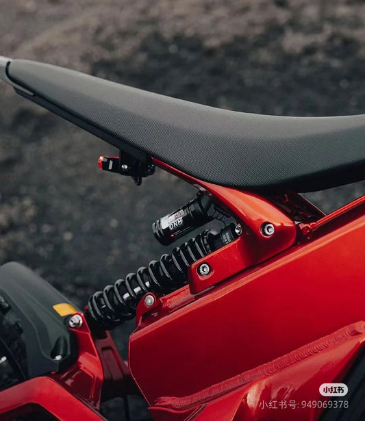 KTX-942099 Powerful 60V 6500W Middrive Electric Dirt Bike with Dual Hydraulic Suspension and Off-Road Capability