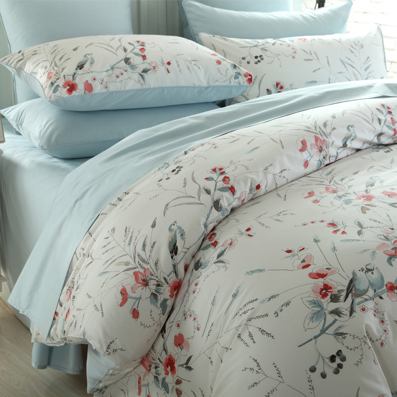 KTX-942163 Sateen Cotton Bed Sheets - Single & Double Thickness, Various Sizes Available