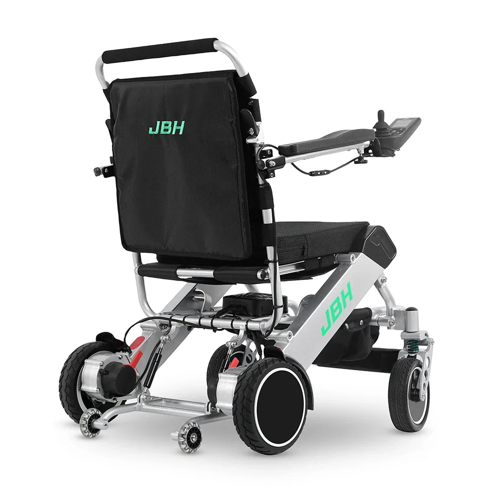 KTX-944339 Lightweight Aluminum Electric Wheelchair with Foldable Design, 120 KG Capacity and 20 km Range