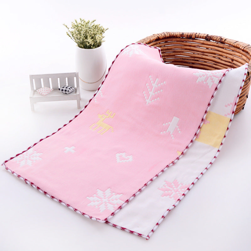 KTX-945043 Children's Cartoon Cotton Towel - Quick-Dry, Combed Yarn, Jacquard Print, Soft & Absorbent