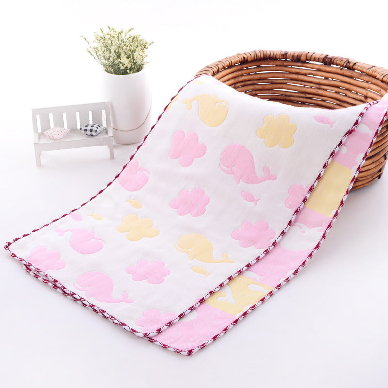 KTX-945043 Children's Cartoon Cotton Towel - Quick-Dry, Combed Yarn, Jacquard Print, Soft & Absorbent