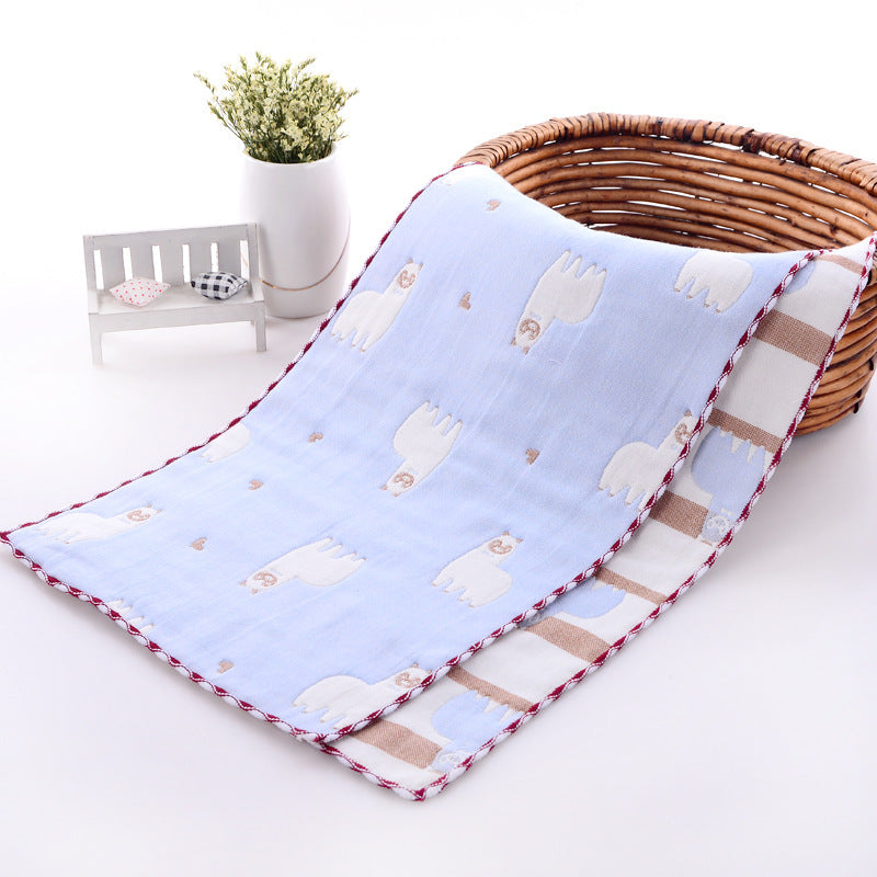 KTX-945043 Children's Cartoon Cotton Towel - Quick-Dry, Combed Yarn, Jacquard Print, Soft & Absorbent