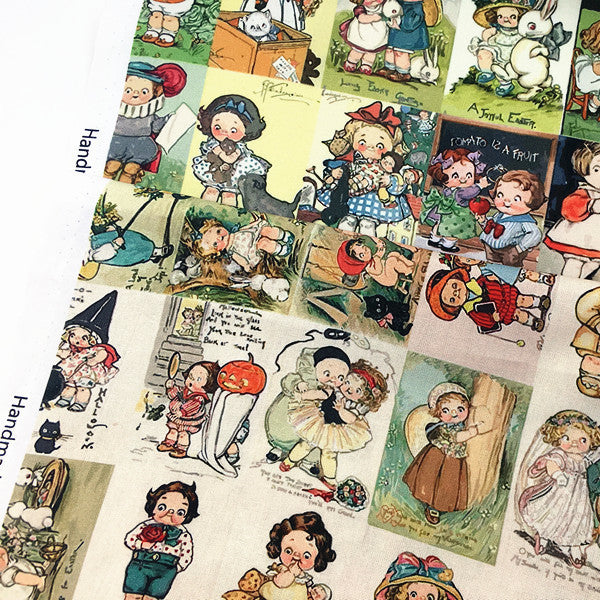 KTX-945299 Cartoon Tomato Soup Print Cotton Fabric for Children’s Clothing and DIY Projects