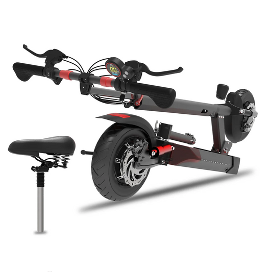 KTX-945491 Electric Kick Scooter, 1200W Motor, 60km Range, 55km/h Speed, Full Suspension, Waterproof, Foldable Design