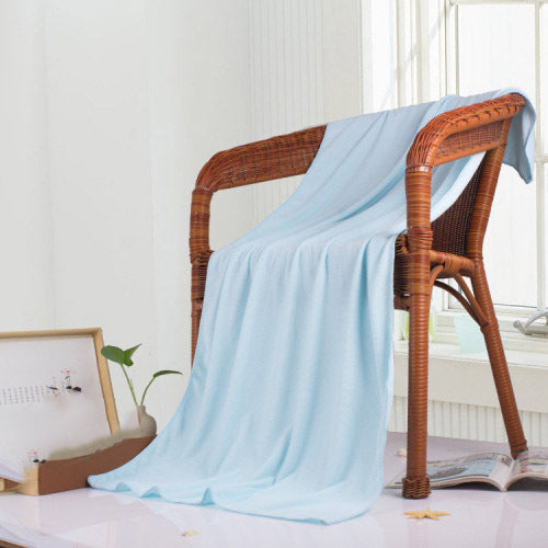 KTX-946195 Superfine Microfiber Absorbent Bath Towel - 70x140cm for Home, Car, and Screen Cleaning