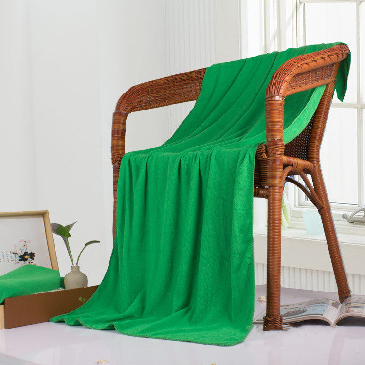 KTX-946195 Superfine Microfiber Absorbent Bath Towel - 70x140cm for Home, Car, and Screen Cleaning