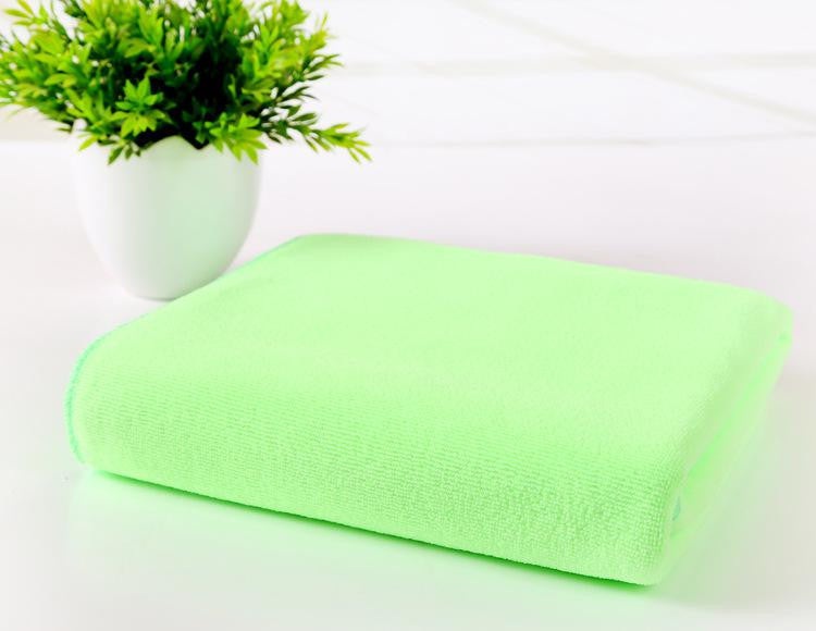 KTX-946195 Superfine Microfiber Absorbent Bath Towel - 70x140cm for Home, Car, and Screen Cleaning