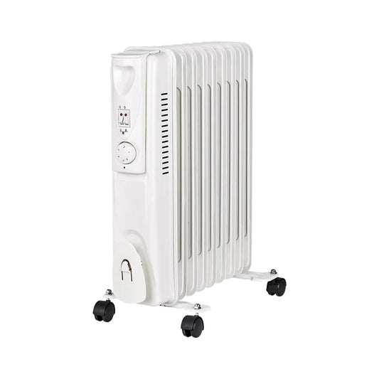 KTX-946387 Electric Oil Filled Radiator Heater with 9/11/13 Fins, 2000W Fast Heating and Adjustable Thermostat for Large Rooms