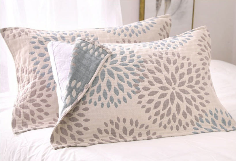 KTX-946771 Twistless Yarn Pillow Cover - Available in Blue Fireworks and Ivory White Designs