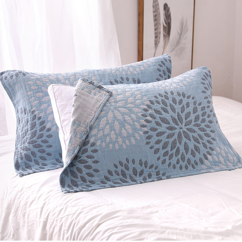 KTX-946771 Twistless Yarn Pillow Cover - Available in Blue Fireworks and Ivory White Designs