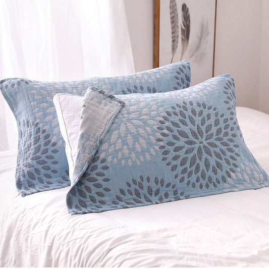 KTX-946771 Twistless Yarn Pillow Cover - Available in Blue Fireworks and Ivory White Designs