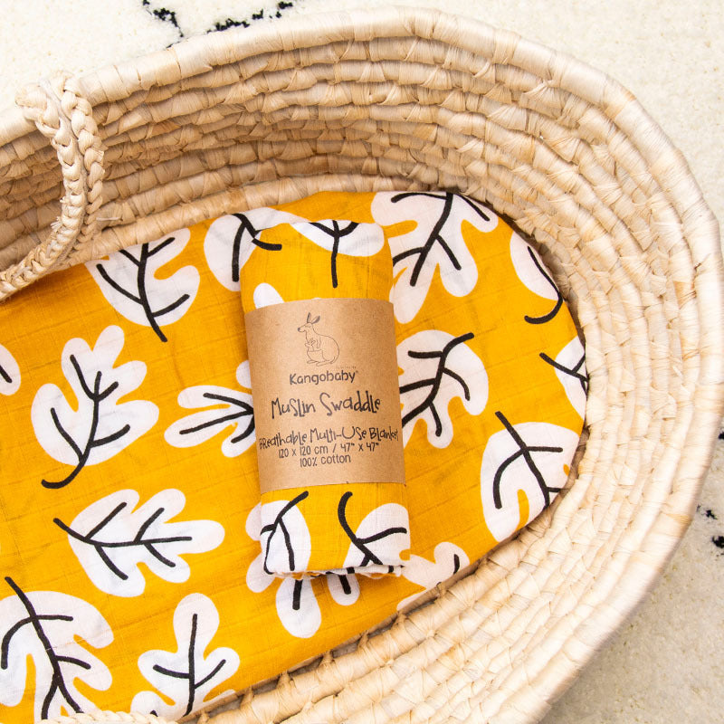 KTX-947923 Double-Layer Pure Cotton Baby Gauze Blanket - 120x120cm, Large Grid Pattern