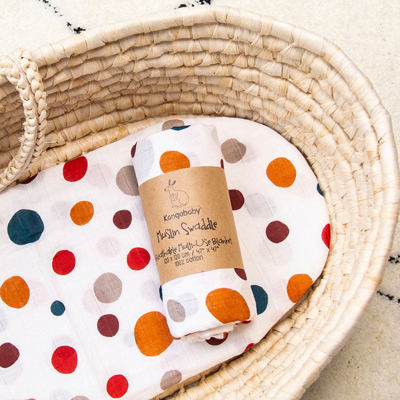 KTX-947923 Double-Layer Pure Cotton Baby Gauze Blanket - 120x120cm, Large Grid Pattern