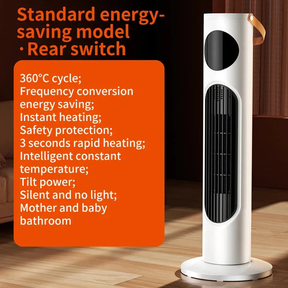 KTX-948115 Graphene Electric PTC Heater with Overheat and Tip-Over Protection for Small Indoor Spaces