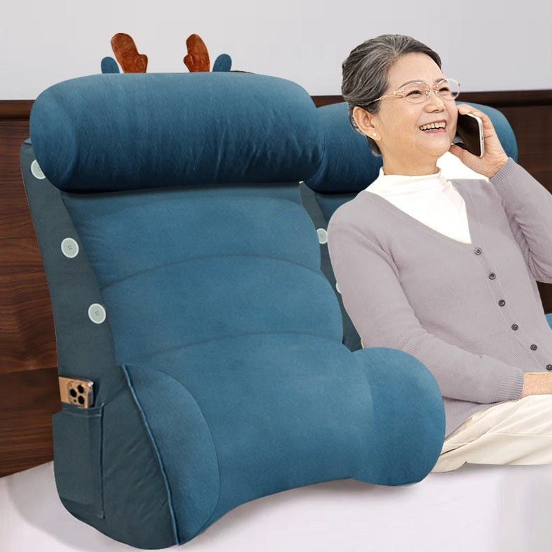 KTX-948819 K-Square Large Soft Bag Sofa Bedside Backrest with Removable Washable Liner