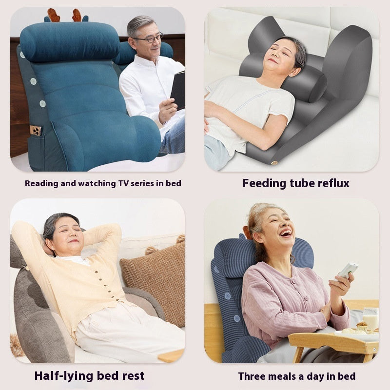 KTX-948819 K-Square Large Soft Bag Sofa Bedside Backrest with Removable Washable Liner