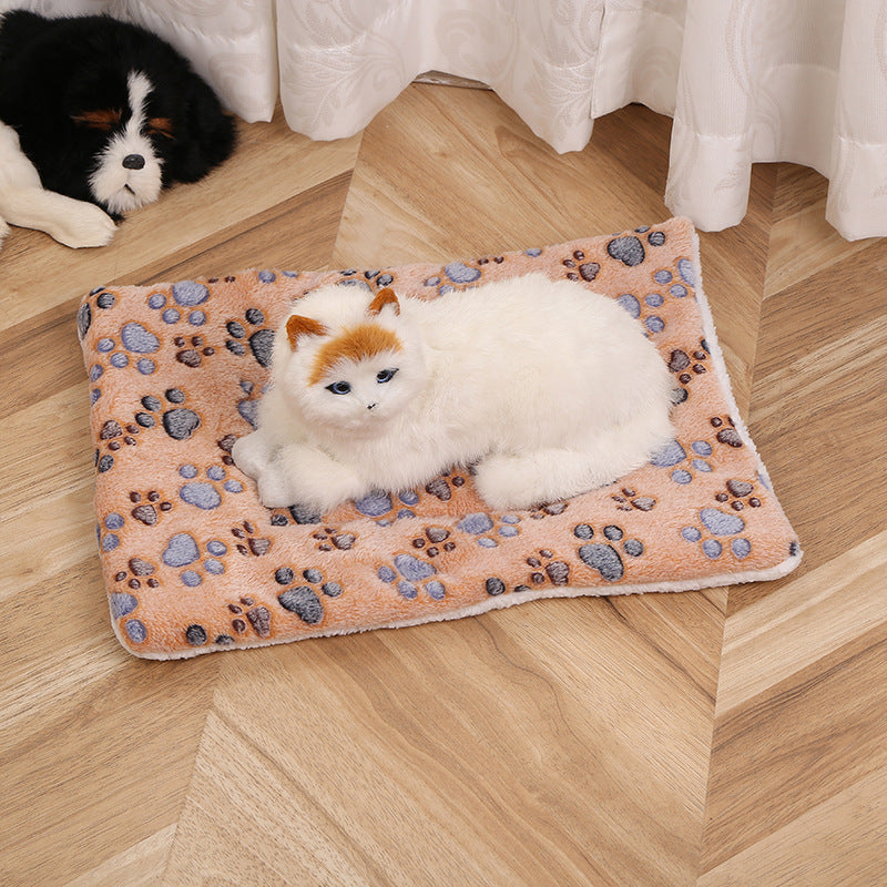 KTX-949203 Cozy Double-sided Cartoon Pet Mat Blanket in Various Bear Designs