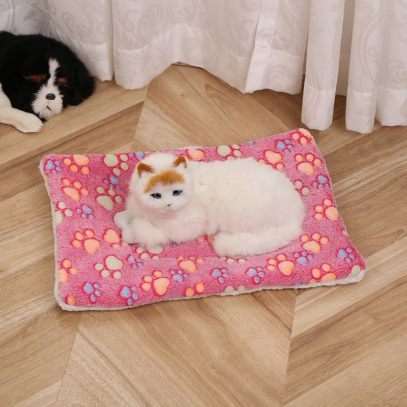 KTX-949203 Cozy Double-sided Cartoon Pet Mat Blanket in Various Bear Designs