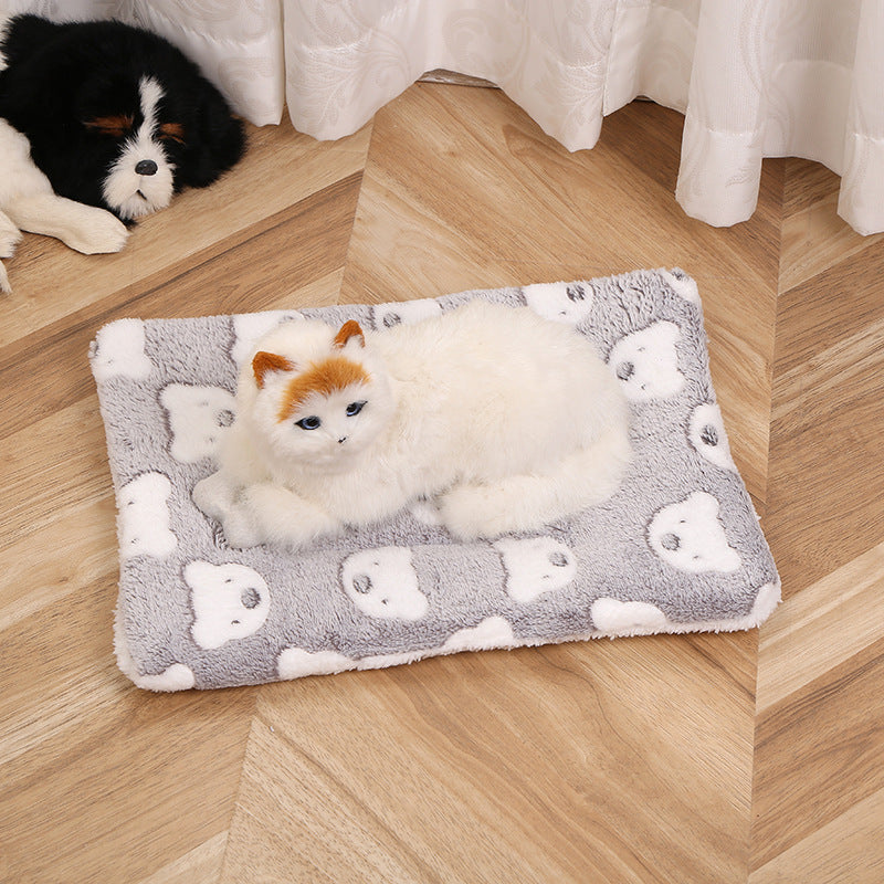 KTX-949203 Cozy Double-sided Cartoon Pet Mat Blanket in Various Bear Designs