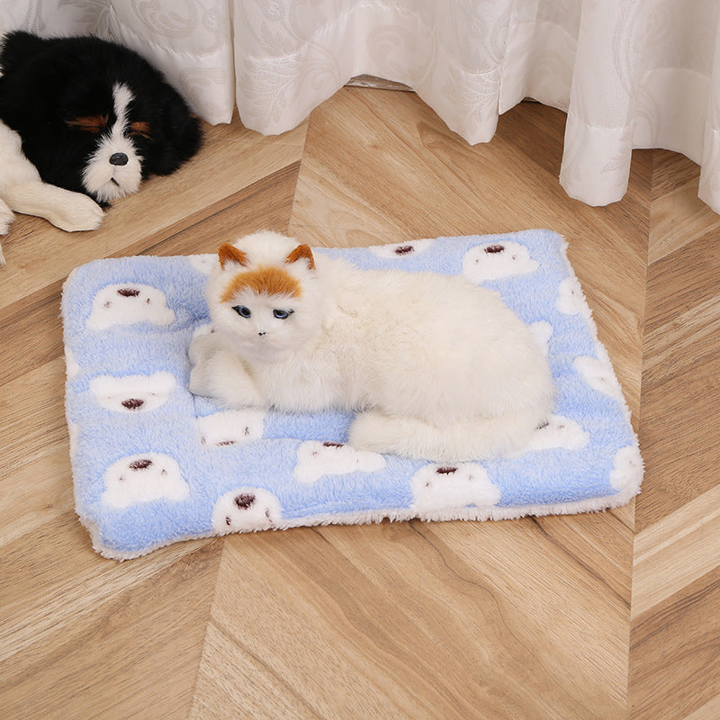 KTX-949203 Cozy Double-sided Cartoon Pet Mat Blanket in Various Bear Designs