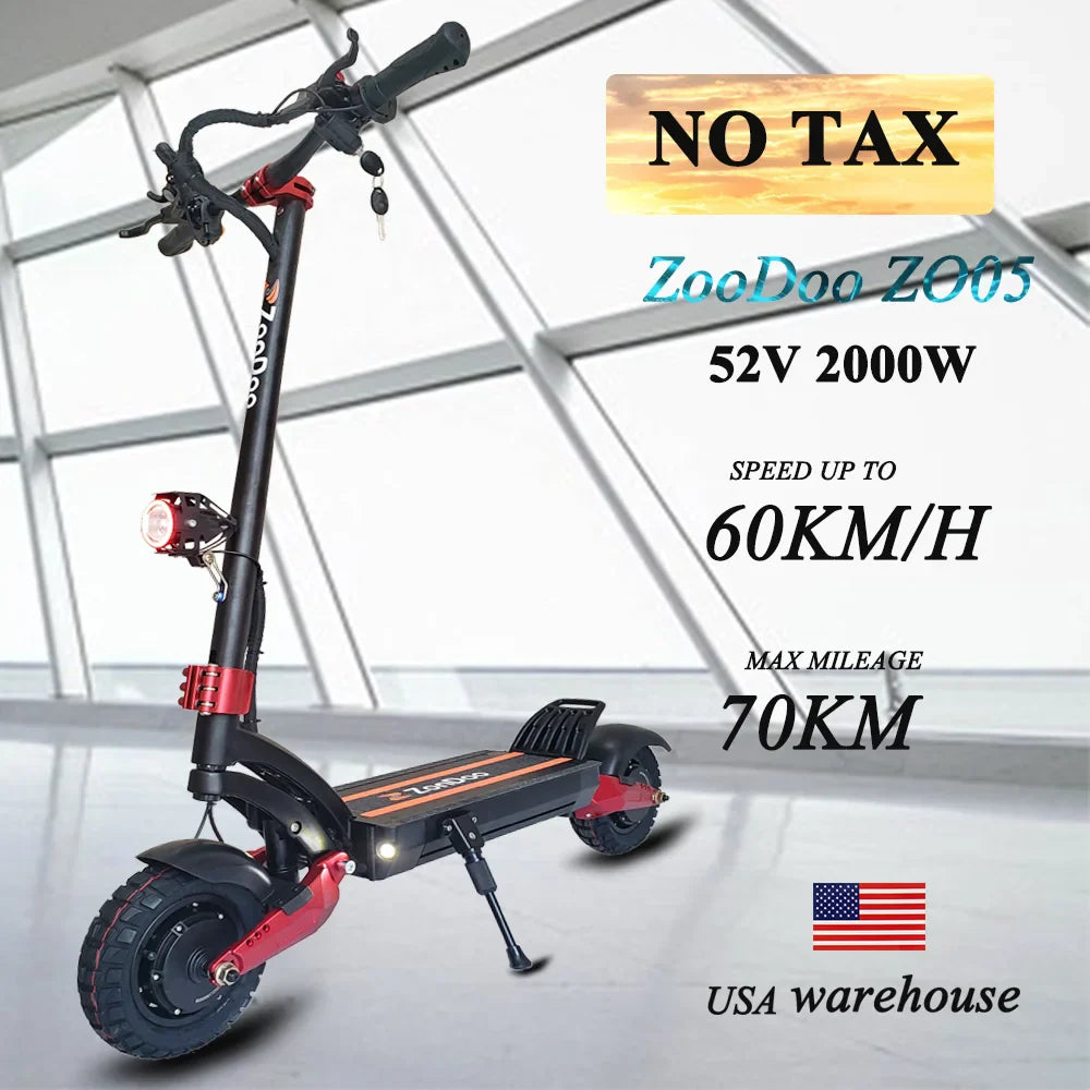 KTX-950099 Foldable Electric Motorcycle with 2000W Dual Motor, 65-70km Range, 60km/h Max Speed, Forged Aluminium Frame