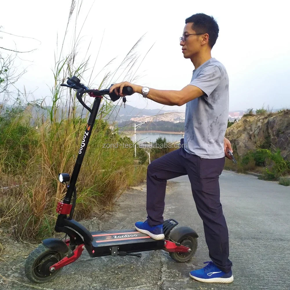 KTX-950099 Foldable Electric Motorcycle with 2000W Dual Motor, 65-70km Range, 60km/h Max Speed, Forged Aluminium Frame