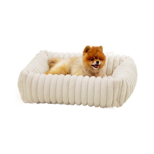 KTX-950355 All-Season Plush Pet Bed for Dogs and Cats - Warm and Cozy, Multiple Colors Available