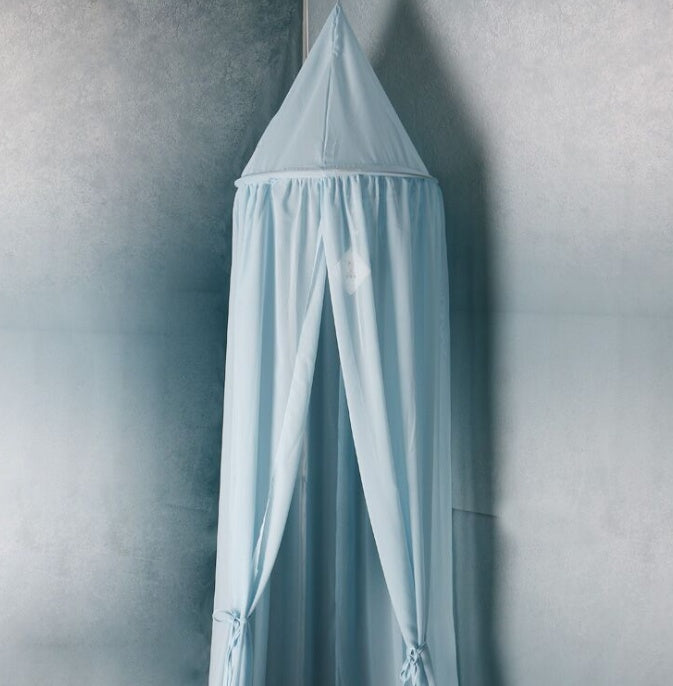 KTX-951699 Children's Hanging Dome Mosquito Net Tent for Summer - Decorative Bed Canopy in Pink, Gray, Blue, White, Ginger, Lavender