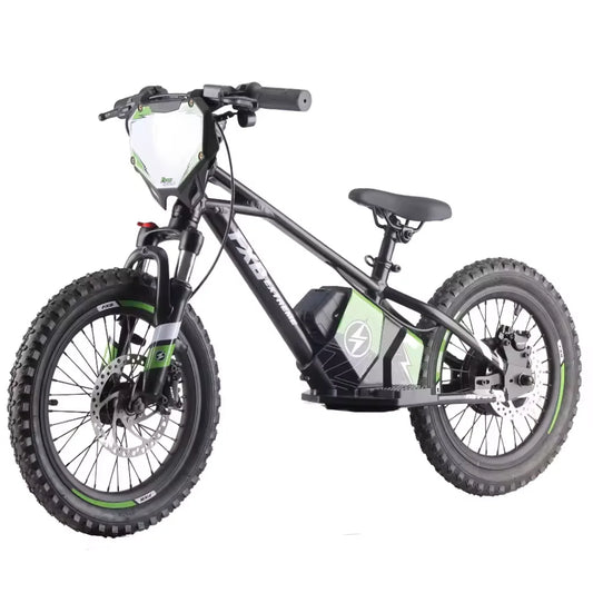 KTX-952787 36V 350W Electric Balance Bike for Kids - 16/20 Inch, Hydraulic Suspension, Disc Brakes, Ages 5-8
