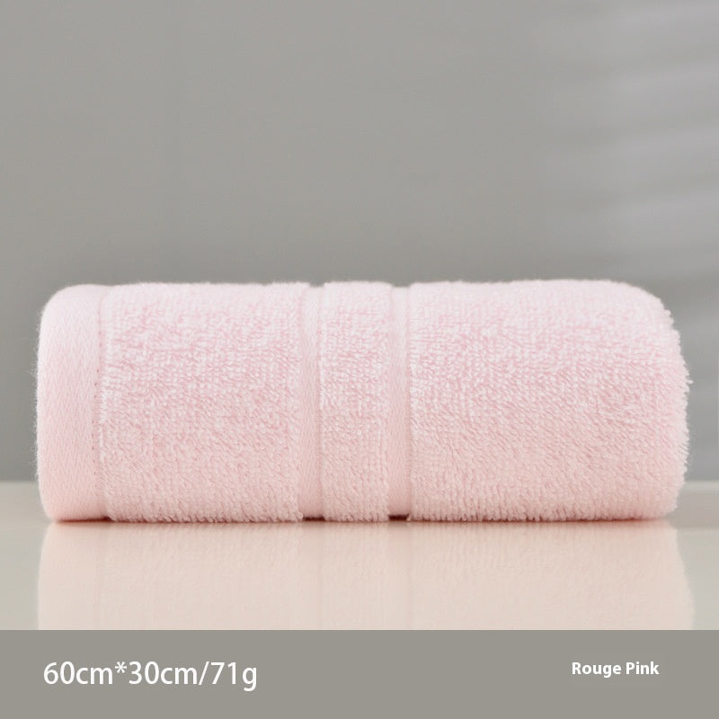 KTX-953939 Cotton Face Towel in Light Yellow, Pink, and Light Blue - Soft & Absorbent 60x30CM