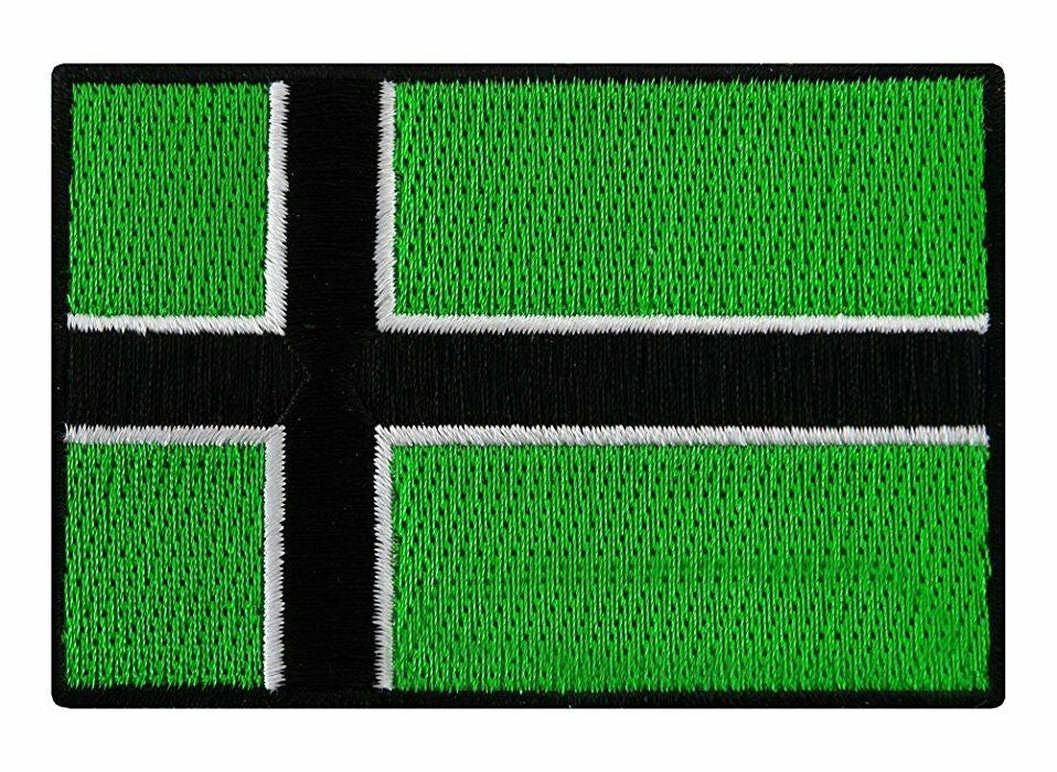 KTX-954451 Viking Flag Embroidered Velcro Patch for Customization on Bags, Hats, and Apparel