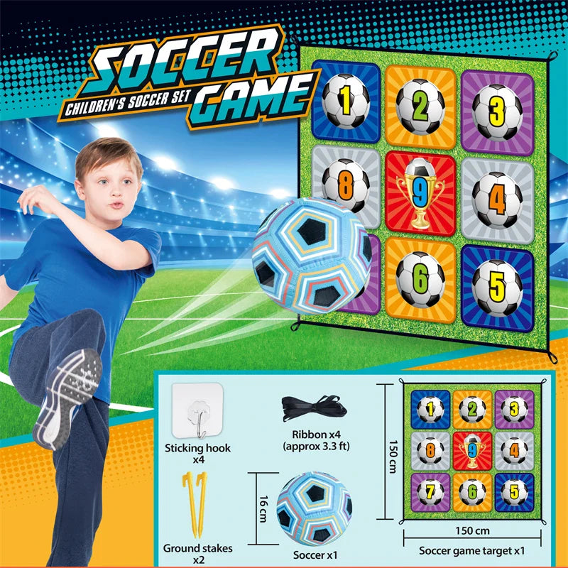 KTX-954771 Children's Football Practice Training Mat Toy for Outdoor Fun - Suitable for Ages 5 and Up