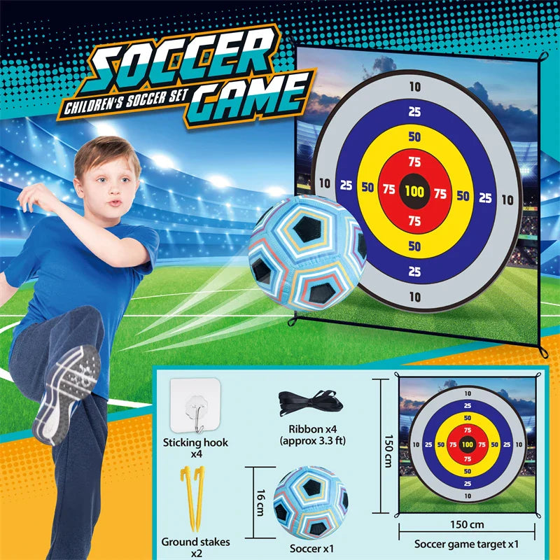 KTX-954771 Children's Football Practice Training Mat Toy for Outdoor Fun - Suitable for Ages 5 and Up
