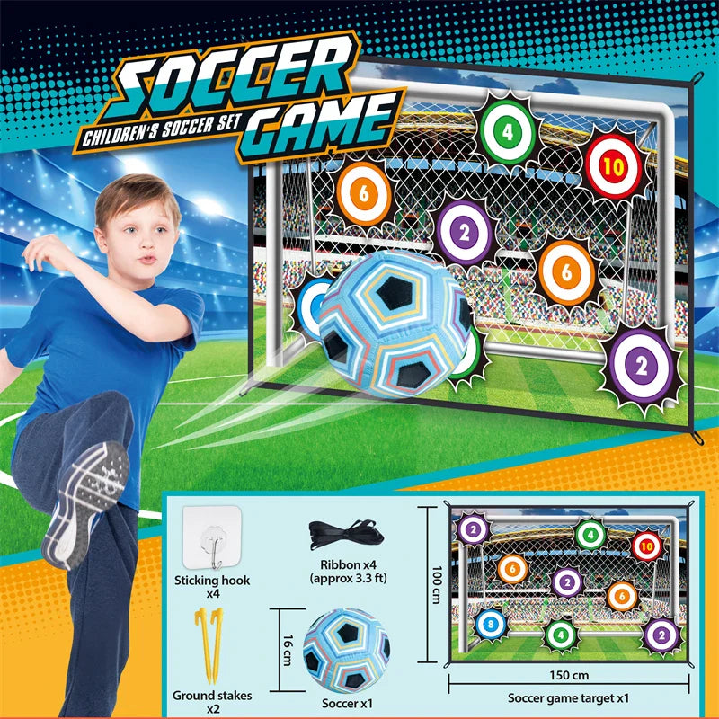 KTX-954771 Children's Football Practice Training Mat Toy for Outdoor Fun - Suitable for Ages 5 and Up