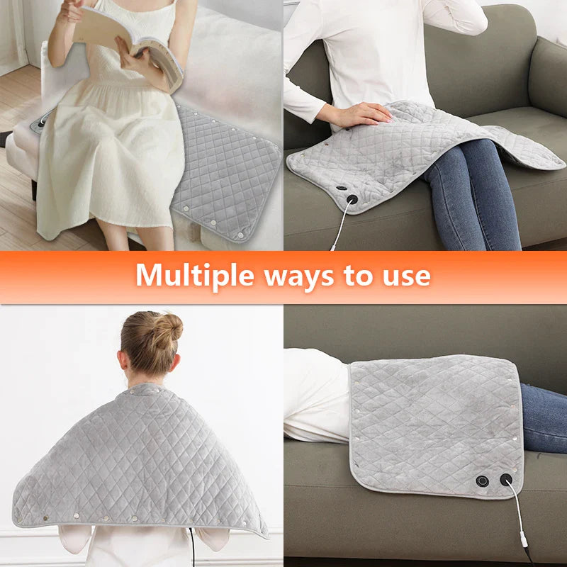 KTX-955027 Portable Heated Seat Cushion for Outdoor and Office Use, Cordless USB Battery-Powered Electric Heating Pad