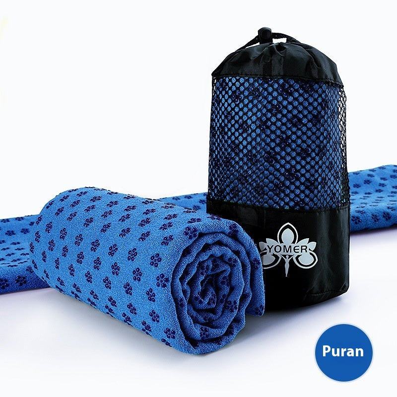 KTX-955091 Yoga Towel - Anti-Slip Sweat Absorbing Mat, Multiple Colors Available (183 x 63 cm)