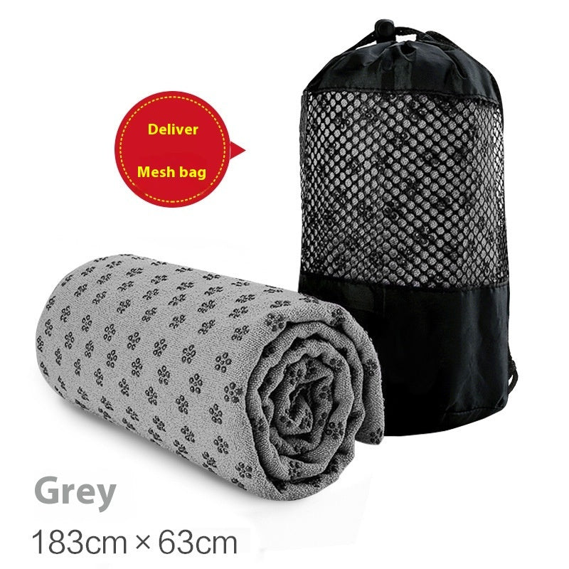 KTX-955091 Yoga Towel - Anti-Slip Sweat Absorbing Mat, Multiple Colors Available (183 x 63 cm)
