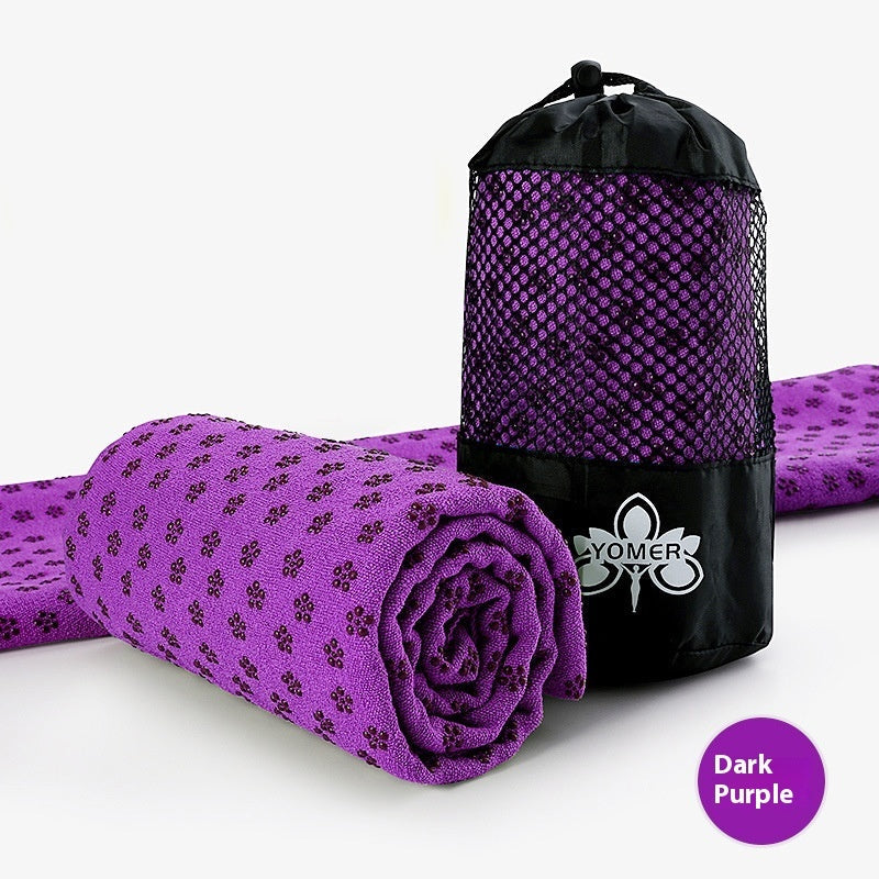 KTX-955091 Yoga Towel - Anti-Slip Sweat Absorbing Mat, Multiple Colors Available (183 x 63 cm)