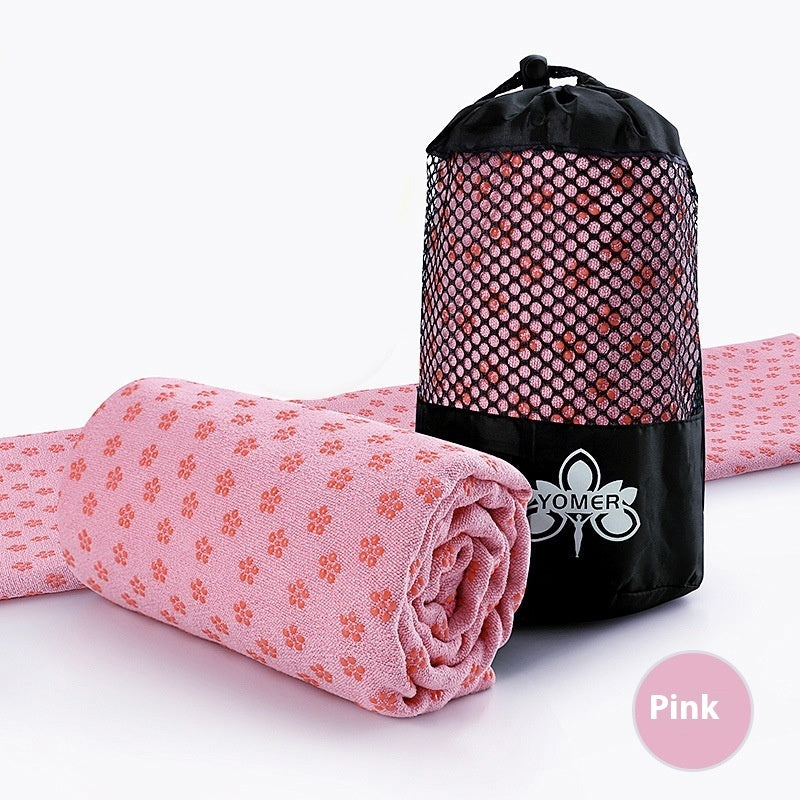KTX-955091 Yoga Towel - Anti-Slip Sweat Absorbing Mat, Multiple Colors Available (183 x 63 cm)