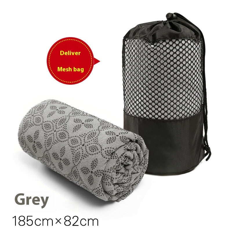 KTX-955091 Yoga Towel - Anti-Slip Sweat Absorbing Mat, Multiple Colors Available (183 x 63 cm)