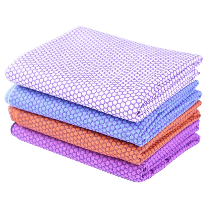 KTX-955091 Yoga Towel - Anti-Slip Sweat Absorbing Mat, Multiple Colors Available (183 x 63 cm)