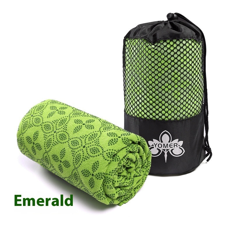 KTX-955091 Yoga Towel - Anti-Slip Sweat Absorbing Mat, Multiple Colors Available (183 x 63 cm)