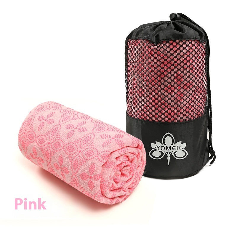 KTX-955091 Yoga Towel - Anti-Slip Sweat Absorbing Mat, Multiple Colors Available (183 x 63 cm)