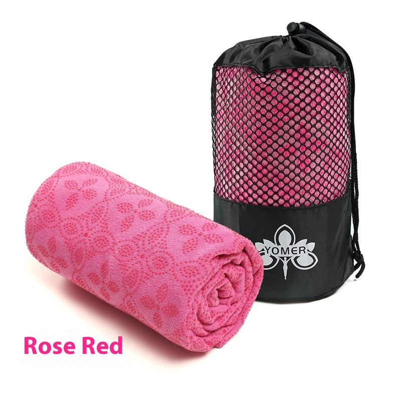 KTX-955091 Yoga Towel - Anti-Slip Sweat Absorbing Mat, Multiple Colors Available (183 x 63 cm)