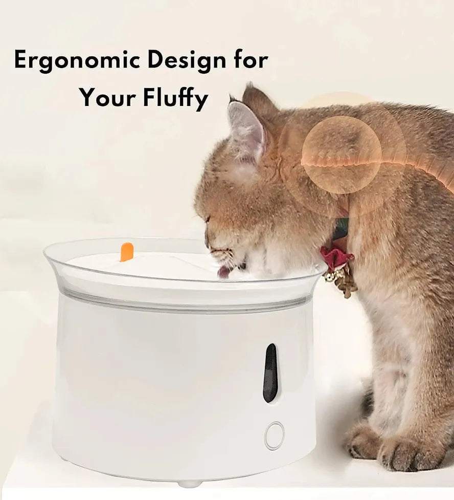 KTX-955283 Automatic Pet Water Fountain with 2.4L Recirculating Filter for Dogs and Cats
