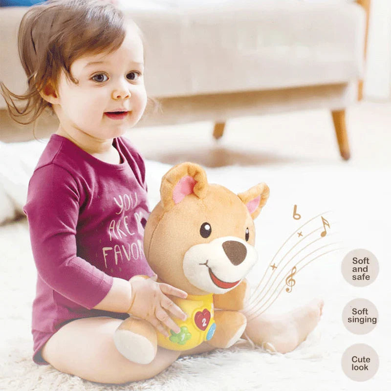 KTX-955923 Soft Elephant Plush Toy with Sound for Infants and Toddlers, Ideal for Newborn Sleep and Comfort